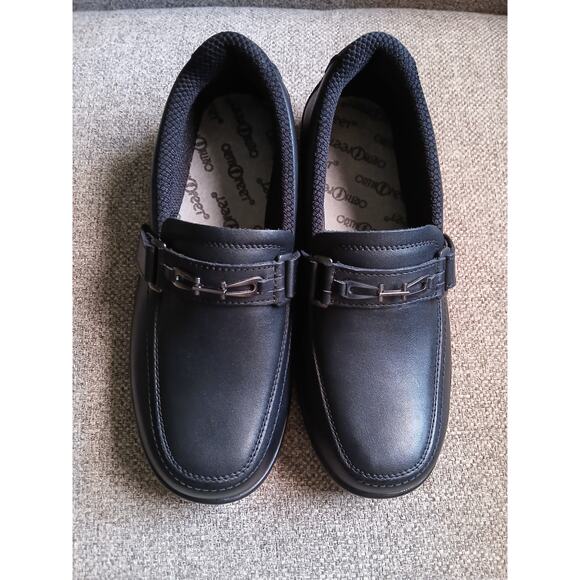 Orthofeet Chelsea Women’s Wide 8 W – New Condition Comfort Leather Loafer - Picture 2 of 7